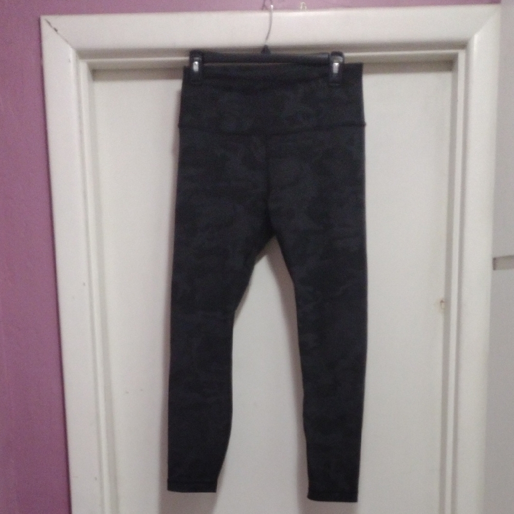 lululemon athletica Black Camo High-Rise Leggings